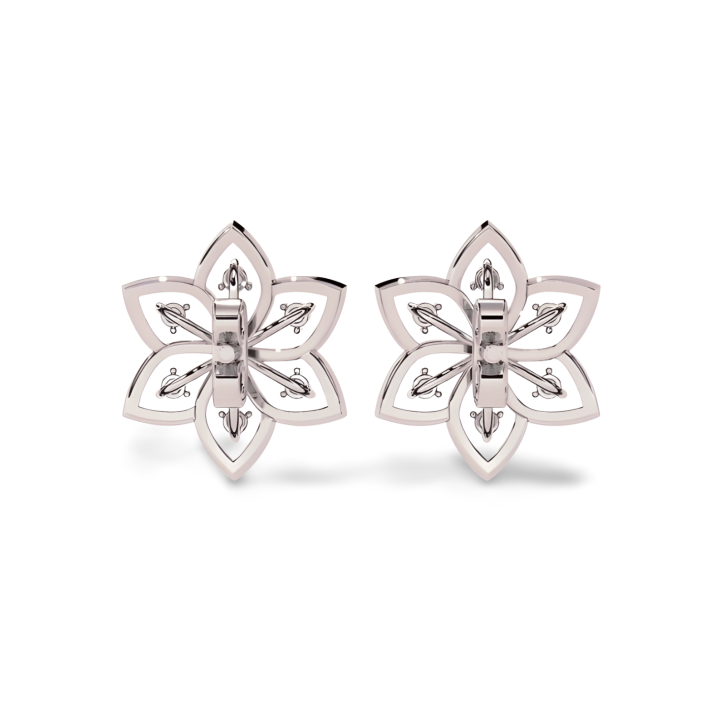 LGD Solitaire Ear Studs (0.12 cts) Round Stone DCER-42