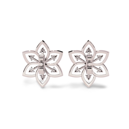 LGD Solitaire Ear Studs (0.12 cts) Round Stone DCER-42