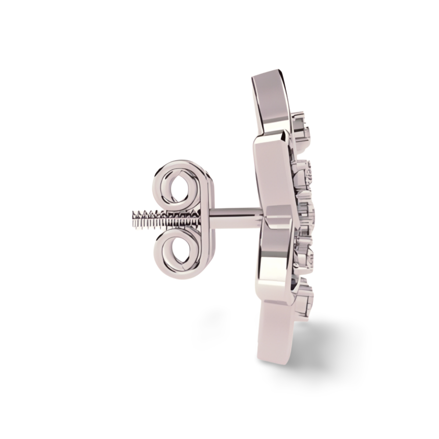 LGD Solitaire Ear Studs (0.12 cts) Round Stone DCER-42