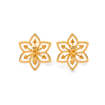 LGD Solitaire Ear Studs (0.12 cts) Round Stone DCER-42