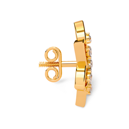 LGD Solitaire Ear Studs (0.12 cts) Round Stone DCER-42