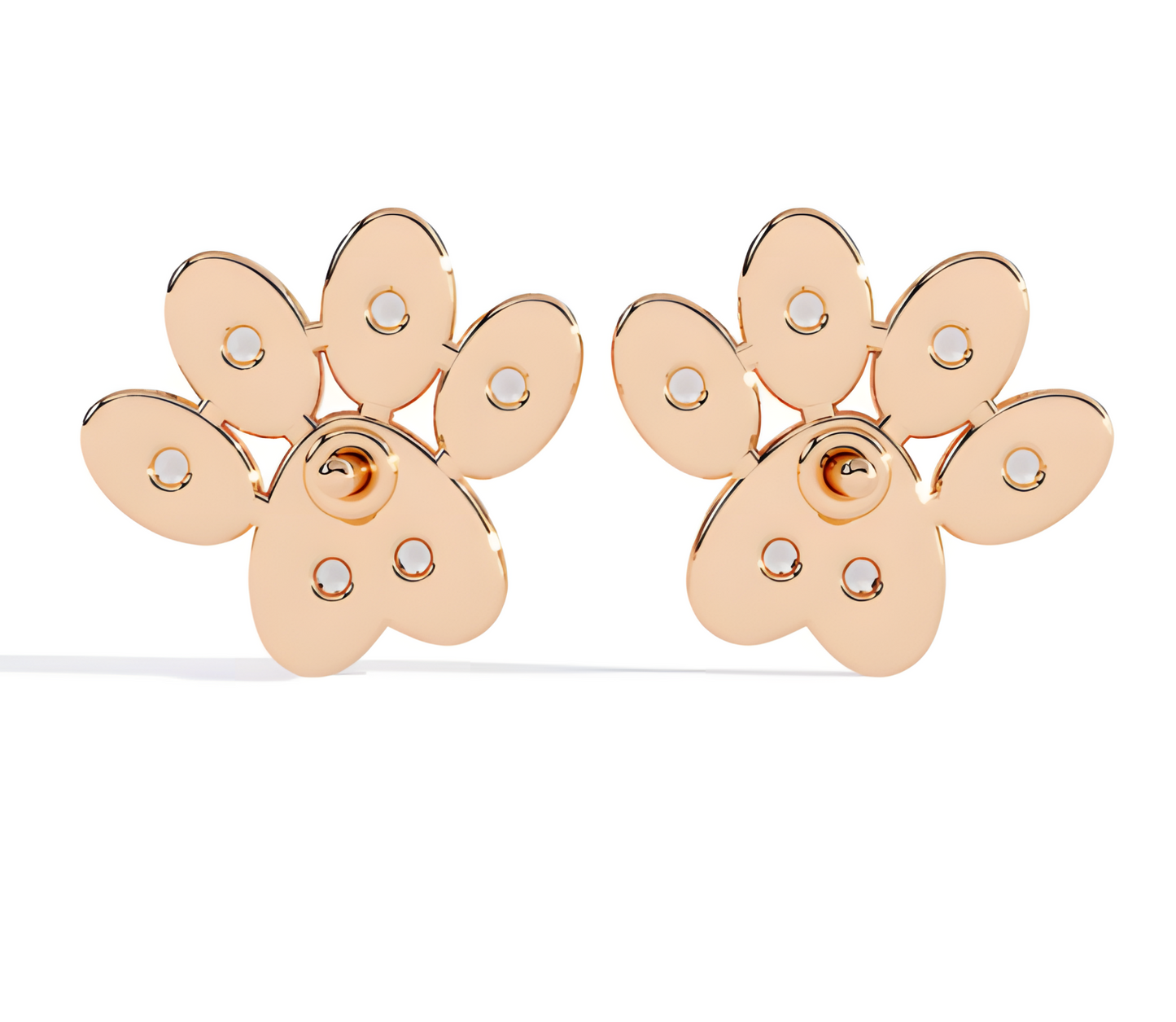 LGD Solitaire Ear Studs (0.18 cts) Round Stone DCER-43