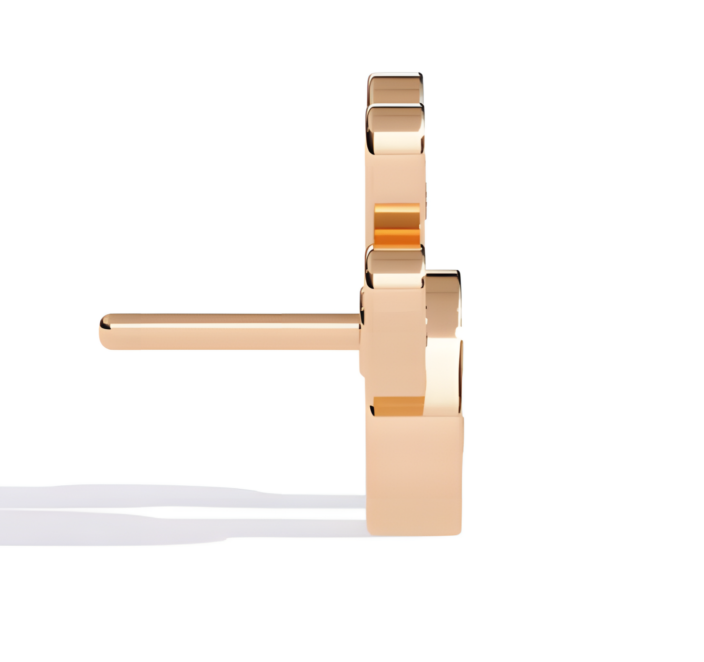LGD Solitaire Ear Studs (0.18 cts) Round Stone DCER-43