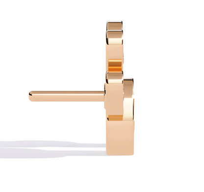 LGD Solitaire Ear Studs (0.18 cts) Round Stone DCER-43