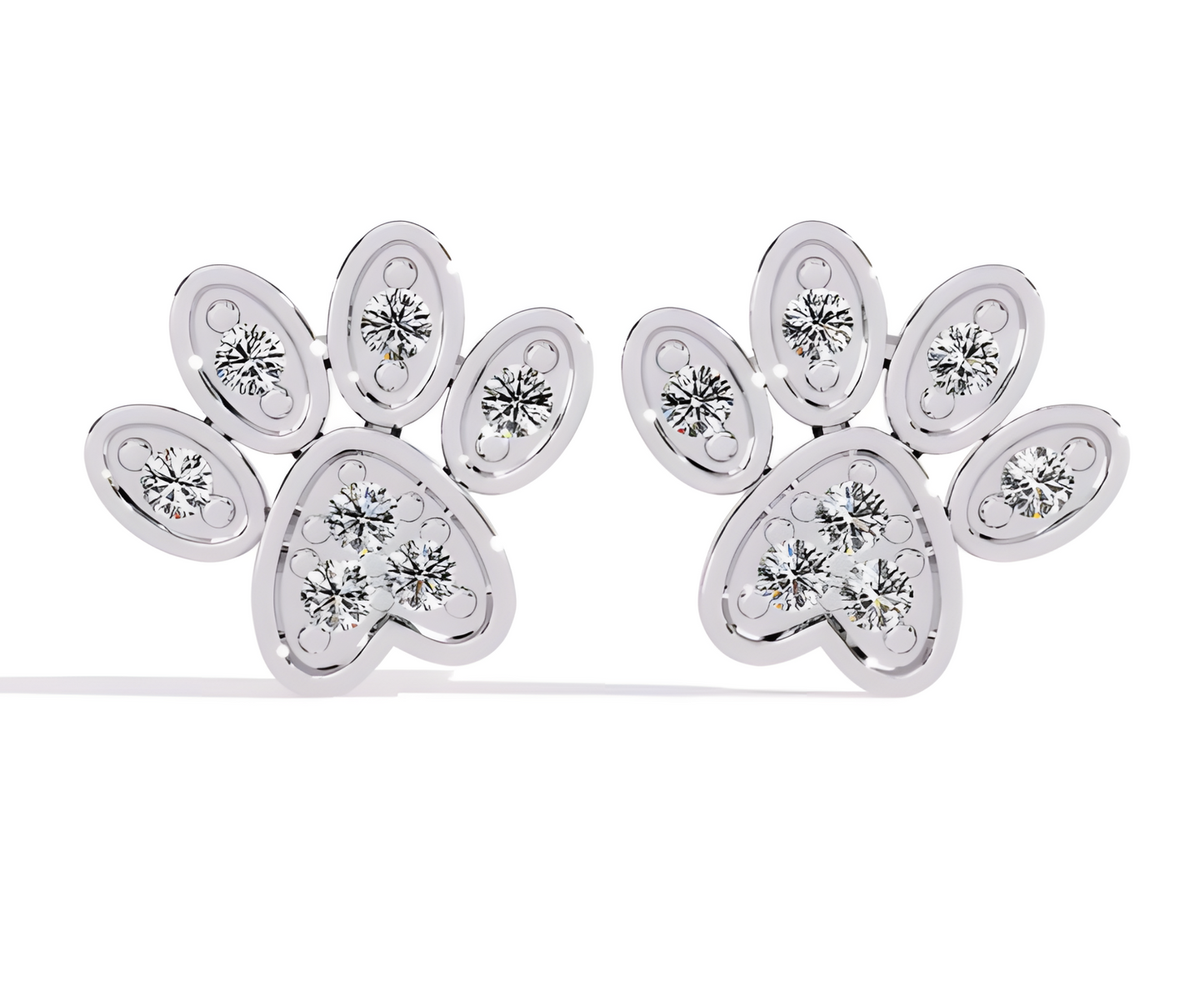 LGD Solitaire Ear Studs (0.18 cts) Round Stone DCER-43