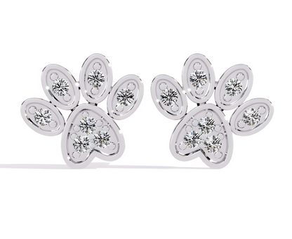 LGD Solitaire Ear Studs (0.18 cts) Round Stone DCER-43