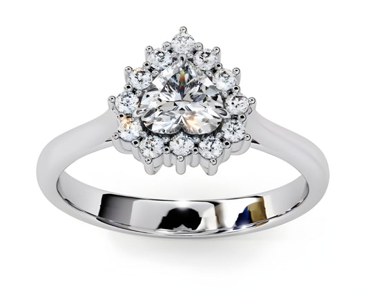 LGD Ring Heart Solitaire (1.86 cts) In 14K Gold