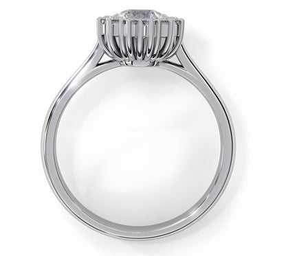 LGD Ring Heart Solitaire (1.86 cts) In 14K Gold