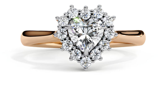 LGD Ring Heart Solitaire (1.86 cts) In 14K Gold