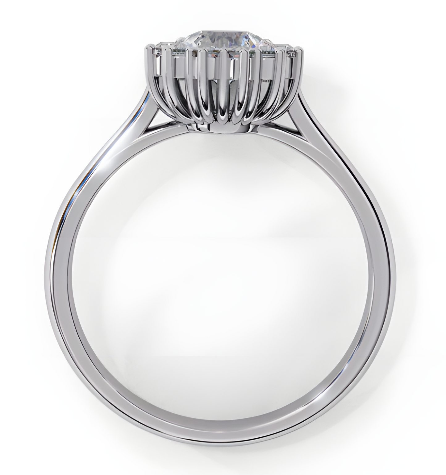 LGD Ring Round Stone (0.68ct) In 14K Gold