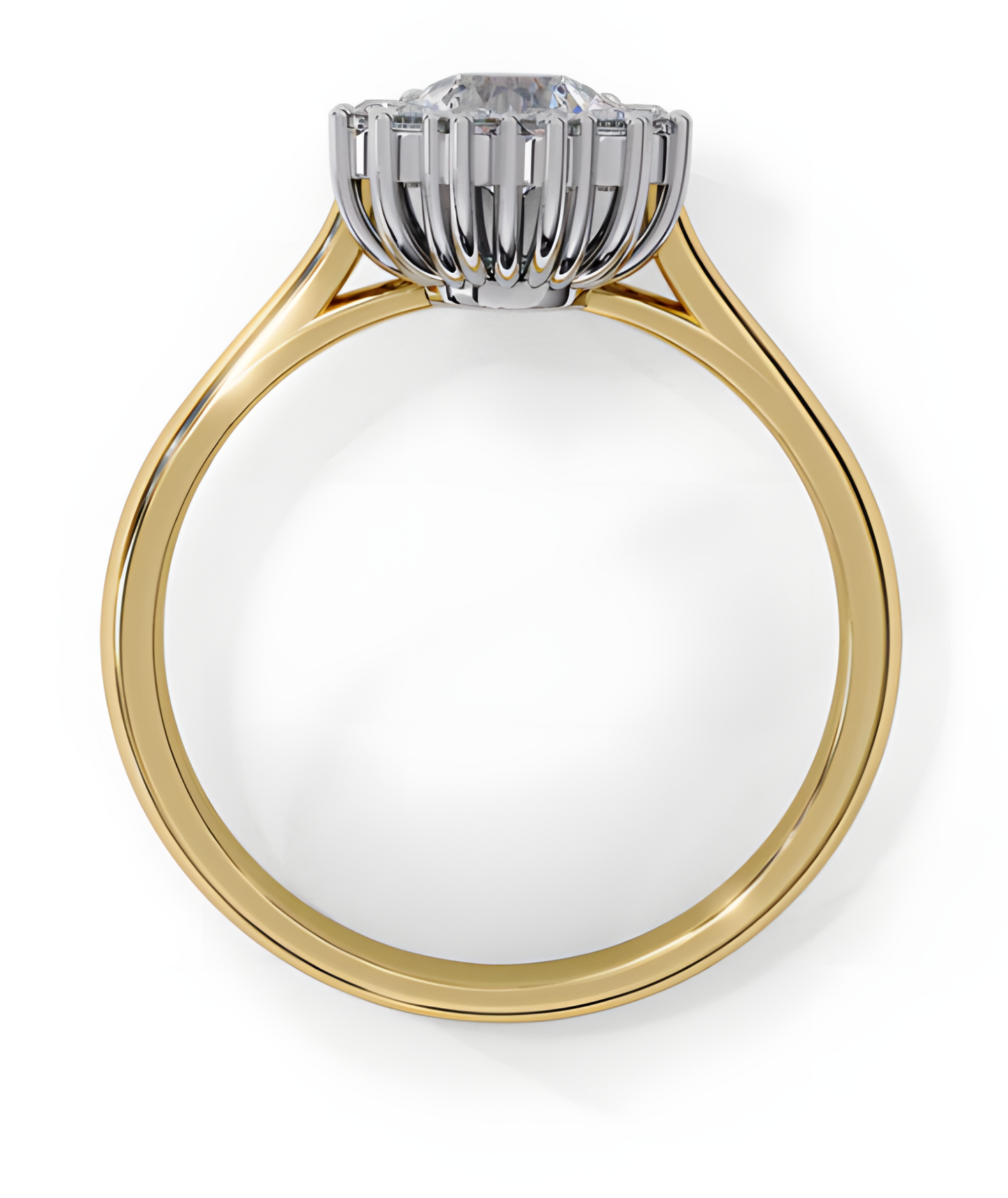 LGD Ring Round Stone (0.68ct) In 14K Gold