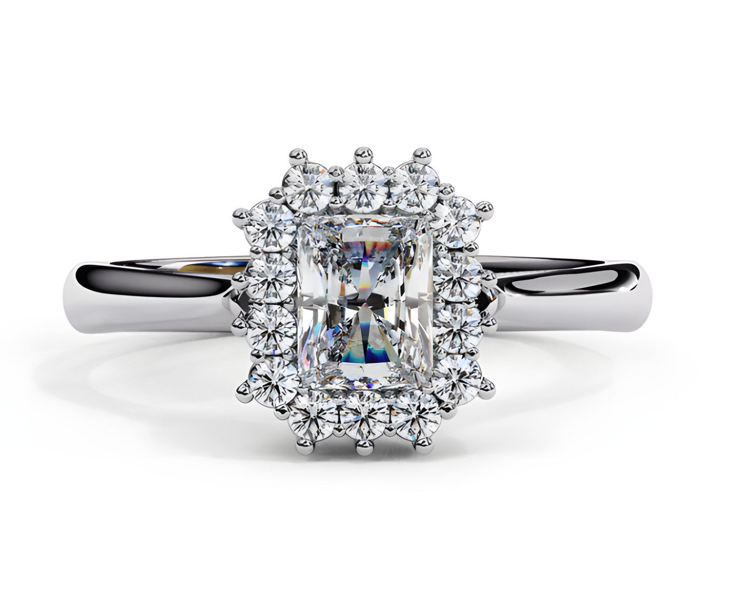 LGD  EmeRald  Diamond Solitaire (1.78 Ct) 14k Gold