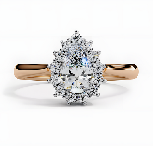LGD  Pear  Diamond Solitaire (1.51 Ct) 14k Gold