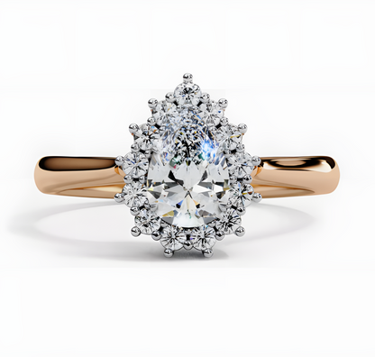 LGD  Pear  Diamond Solitaire (1.51 Ct) 14k Gold