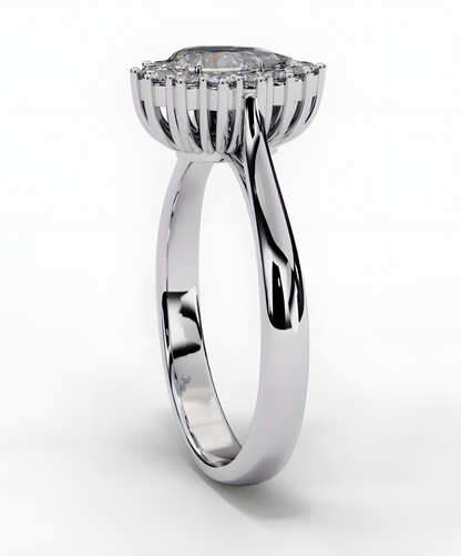 LGD  Pear  Diamond Solitaire (1.51 Ct) 14k Gold