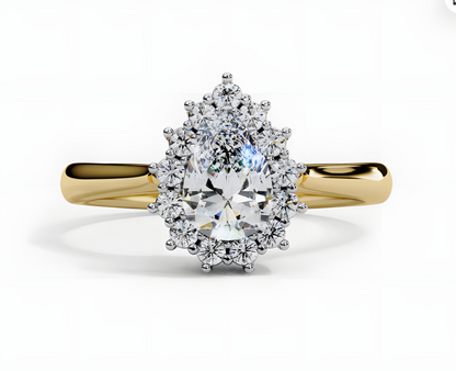 LGD  Pear  Diamond Solitaire (1.51 Ct) 14k Gold