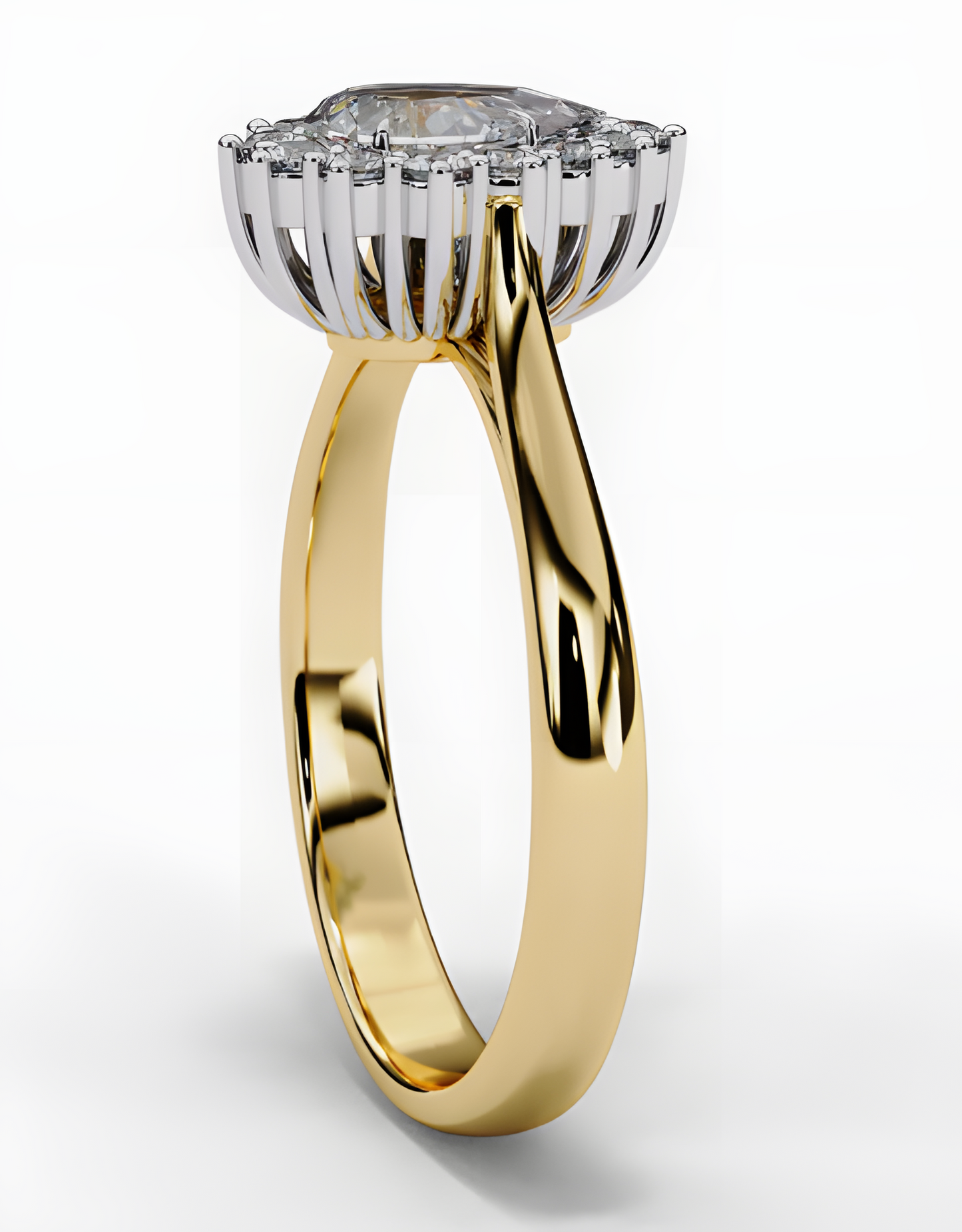 LGD  Pear  Diamond Solitaire (1.51 Ct) 14k Gold
