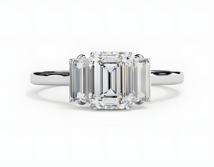 LGD Emerald Cut Lab Grown (1.40 Ct) in 14K Gold