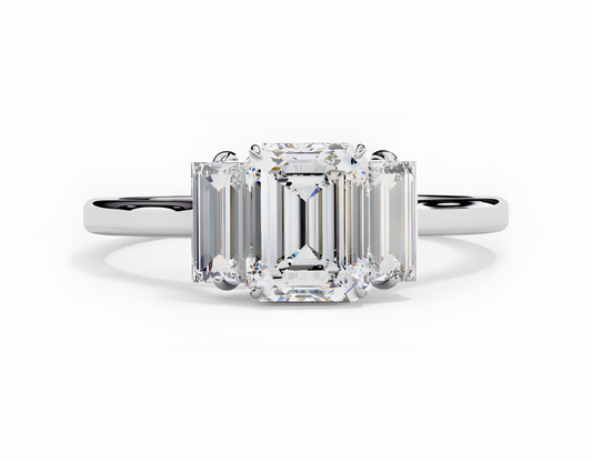 LGD Emerald Cut Lab Grown (1.40 Ct) in 14K Gold
