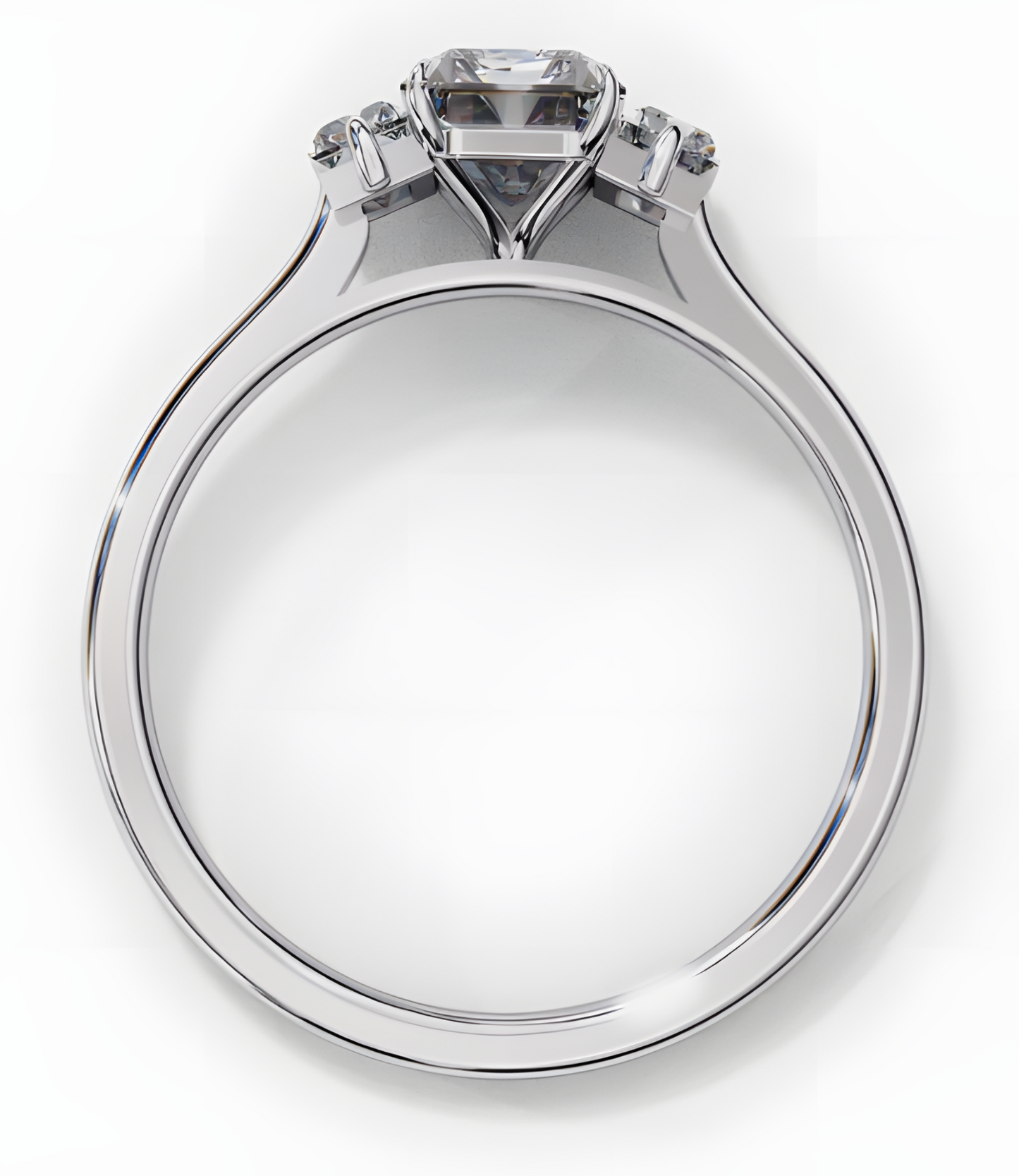 LGD Emerald Cut Lab Grown (1.40 Ct) in 14K Gold