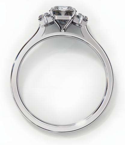 LGD Emerald Cut Lab Grown (1.40 Ct) in 14K Gold