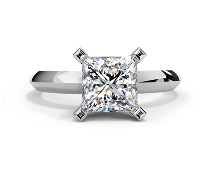 LGD Ring Princess-Cut  Stone (1.72 ct) In 14K Gold