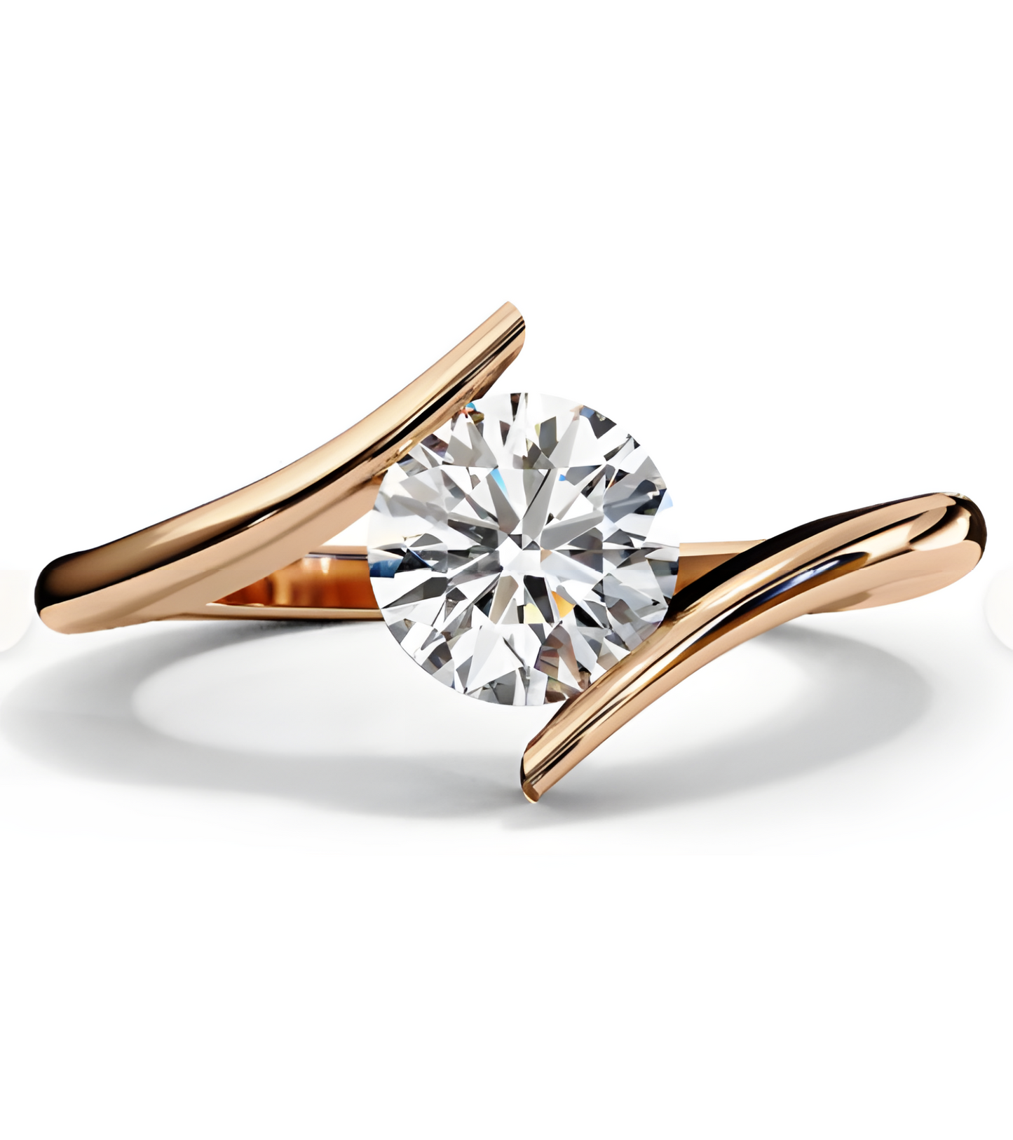 LGD Ring Round Stone (1.00ct)  14K