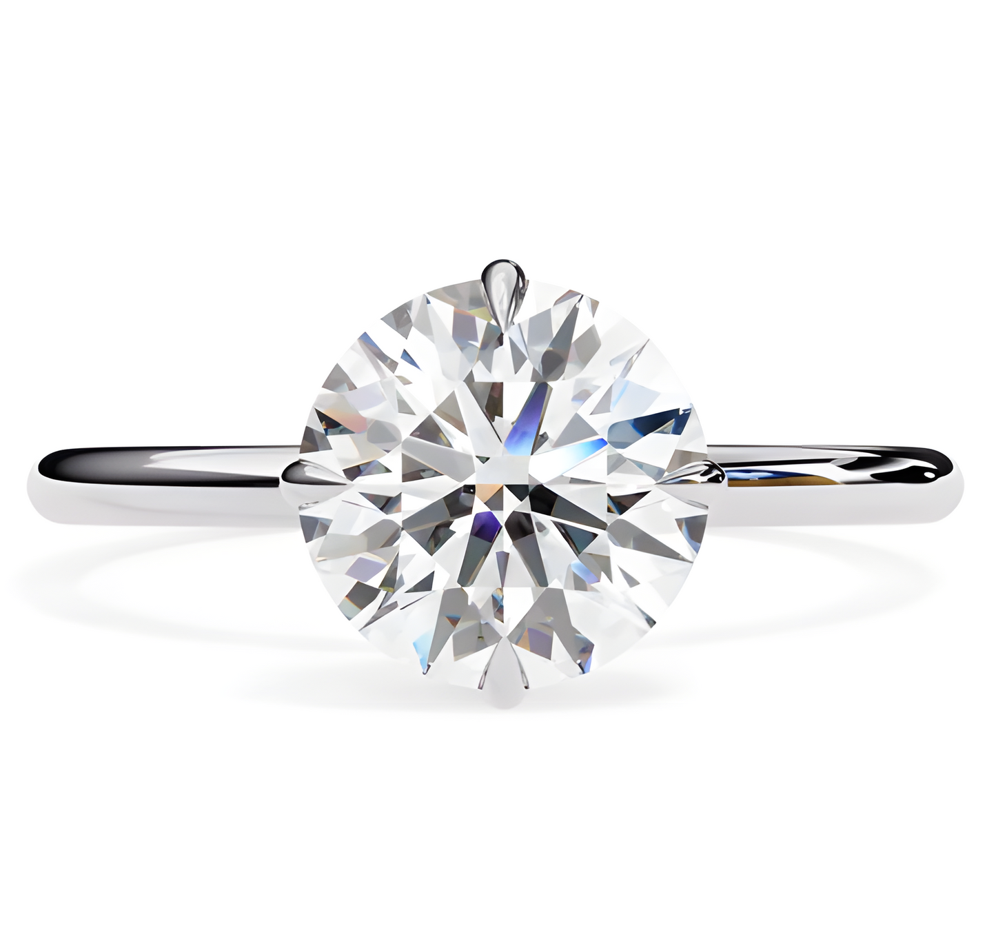 LGD  Round Solitaire Rings (1.90 Ct) 14k Gold