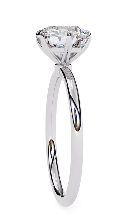 LGD  Round Solitaire Rings (1.90 Ct) 14k Gold