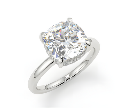LGD Cushion Brilliant Solitaire (1.62 cts) In 14K Gold  DCR-22