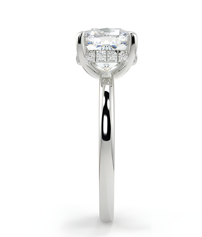 LGD Cushion Brilliant Solitaire (1.62 cts) In 14K Gold  DCR-22