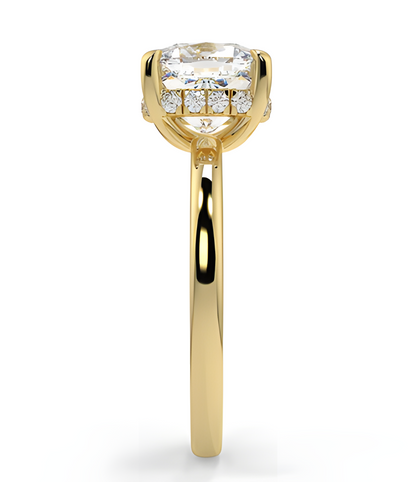 LGD Cushion Brilliant Solitaire (1.62 cts) In 14K Gold  DCR-22