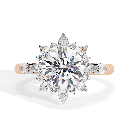 LGD Round Solitaire (1.82 cts) In 14K Gold  DCR-34
