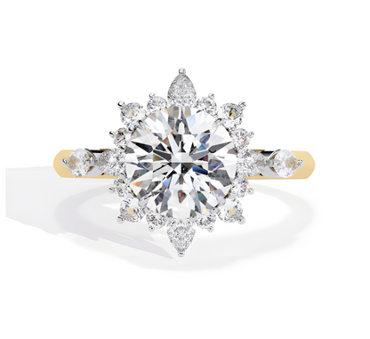 LGD Round Solitaire (1.82 cts) In 14K Gold  DCR-34
