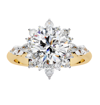 LGD Round Solitaire (1.82 cts) In 14K Gold  DCR-34