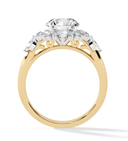 LGD Round Solitaire (1.82 cts) In 14K Gold  DCR-34