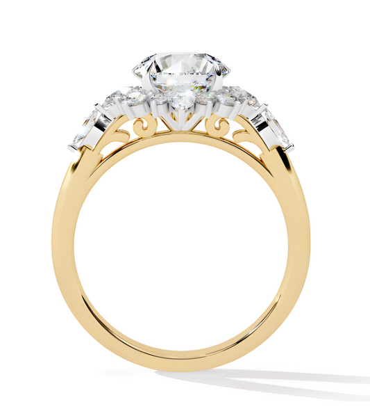LGD Round Solitaire (1.82 cts) In 14K Gold  DCR-34