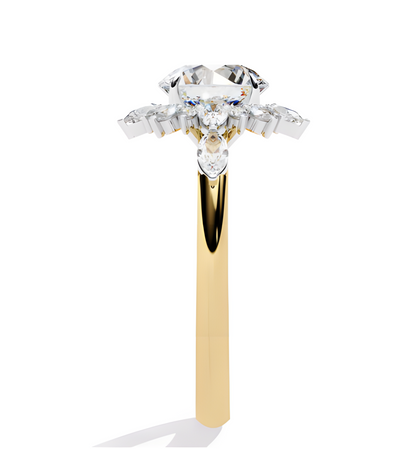 LGD Round Solitaire (1.82 cts) In 14K Gold  DCR-34