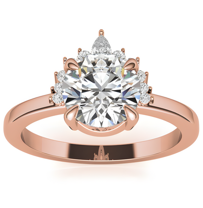 LGD Round Solitaire (1.78 cts) In 14K Gold  DCR-33