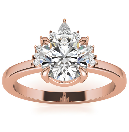 LGD Round Solitaire (1.78 cts) In 14K Gold  DCR-33