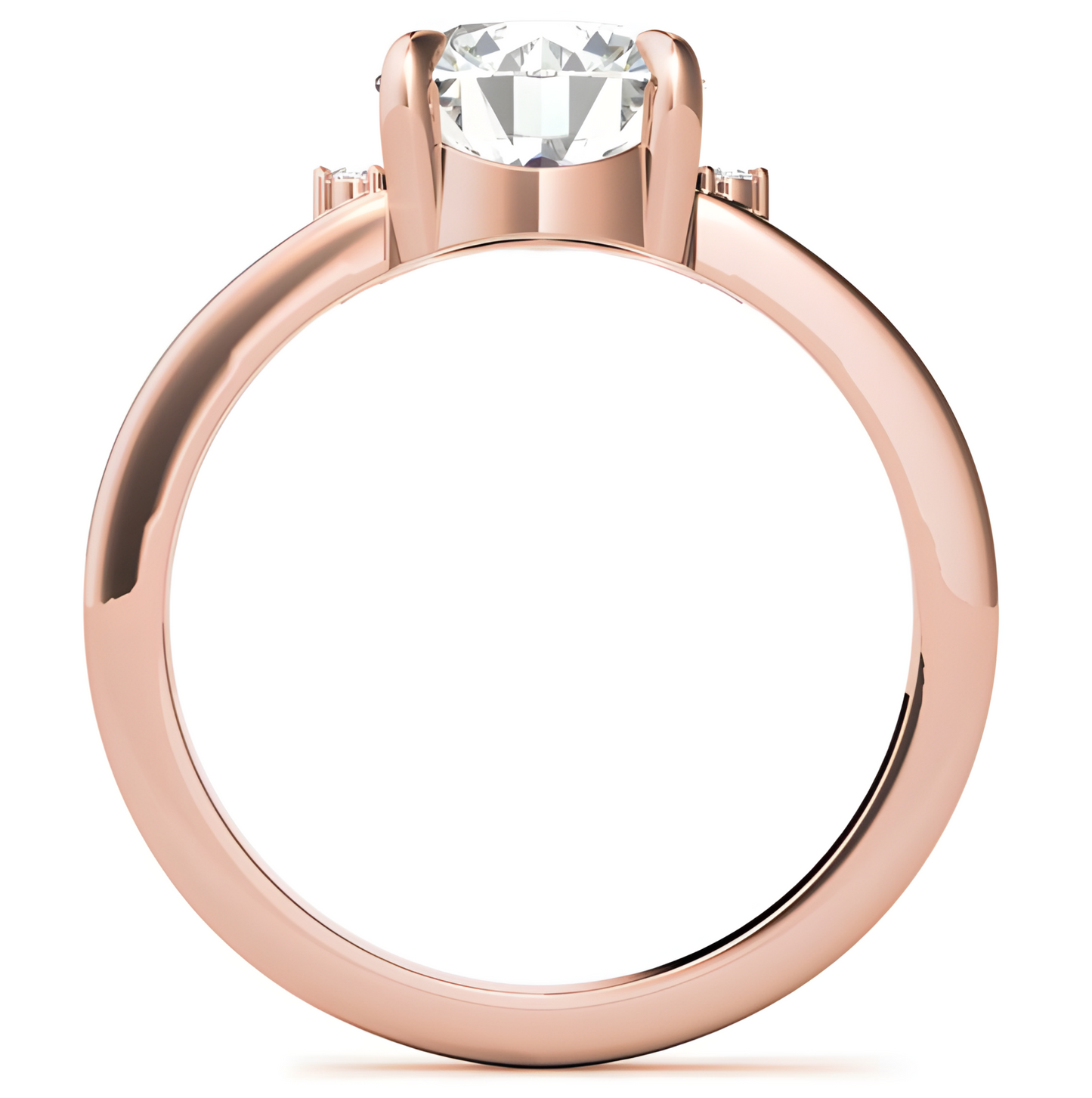 LGD Round Solitaire (1.78 cts) In 14K Gold  DCR-33