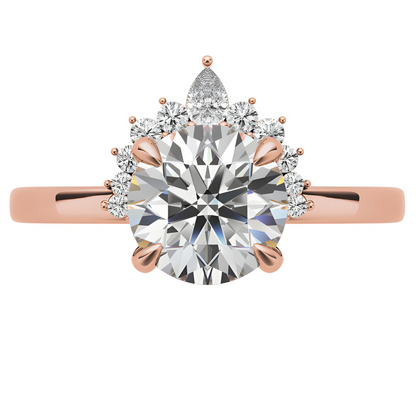 LGD Round Solitaire (1.78 cts) In 14K Gold  DCR-33