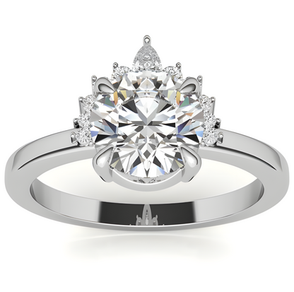 LGD Round Solitaire (1.78 cts) In 14K Gold  DCR-33