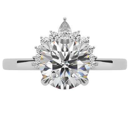 LGD Round Solitaire (1.78 cts) In 14K Gold  DCR-33