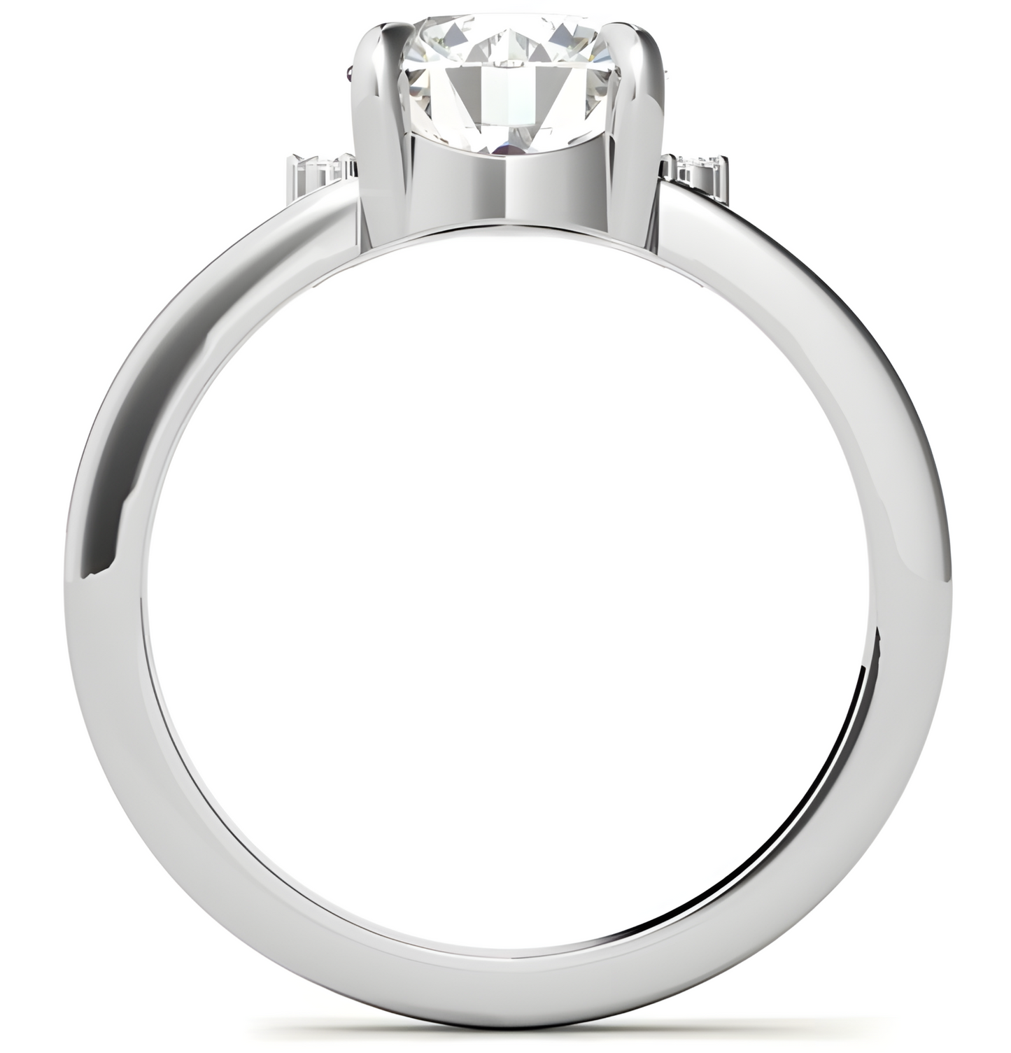 LGD Round Solitaire (1.78 cts) In 14K Gold  DCR-33