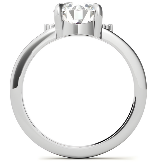 LGD Round Solitaire (1.78 cts) In 14K Gold  DCR-33