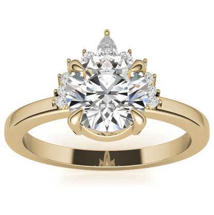 LGD Round Solitaire (1.78 cts) In 14K Gold  DCR-33