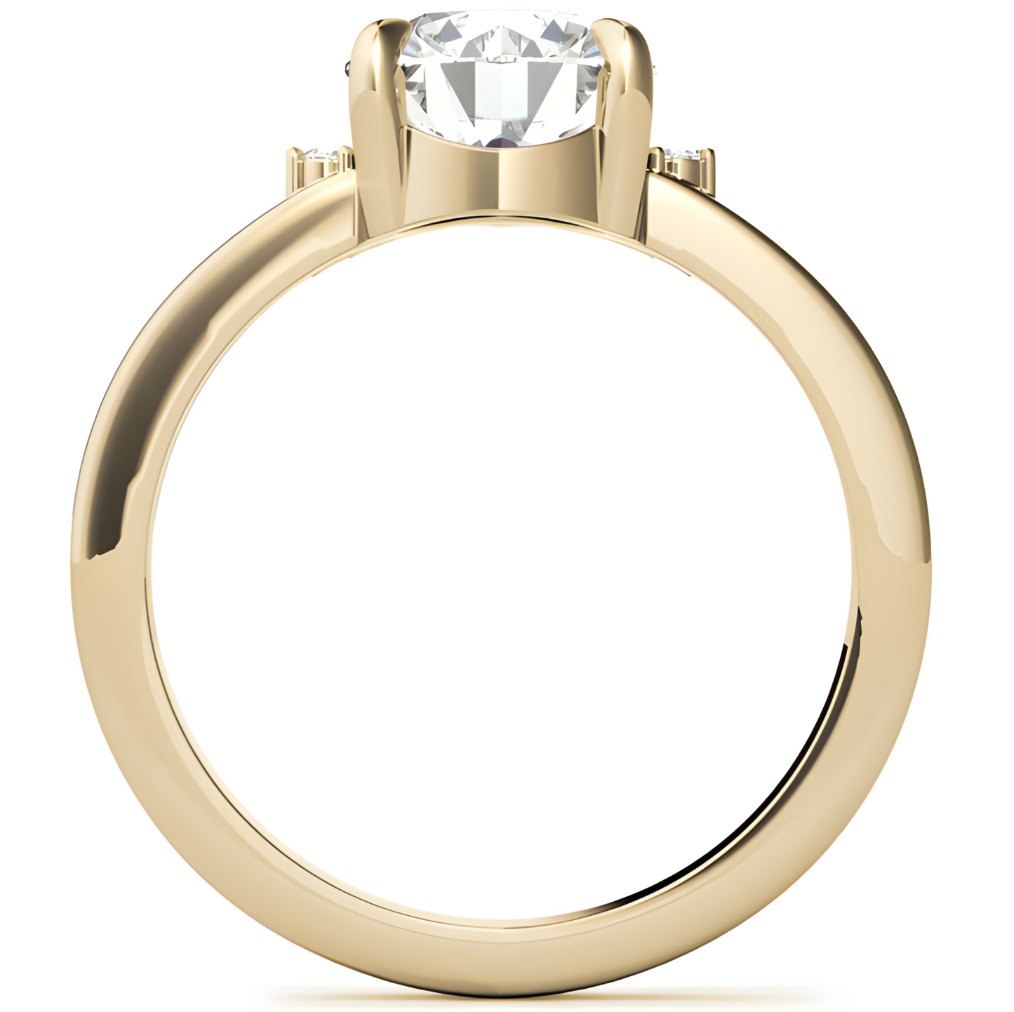 LGD Round Solitaire (1.78 cts) In 14K Gold  DCR-33