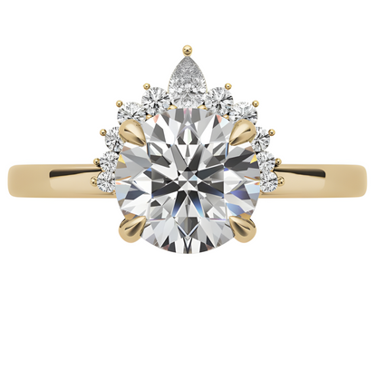 LGD Round Solitaire (1.78 cts) In 14K Gold  DCR-33