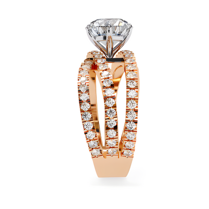 LGD Round Solitaire (1.80 cts) In 14K Gold  DCR-32